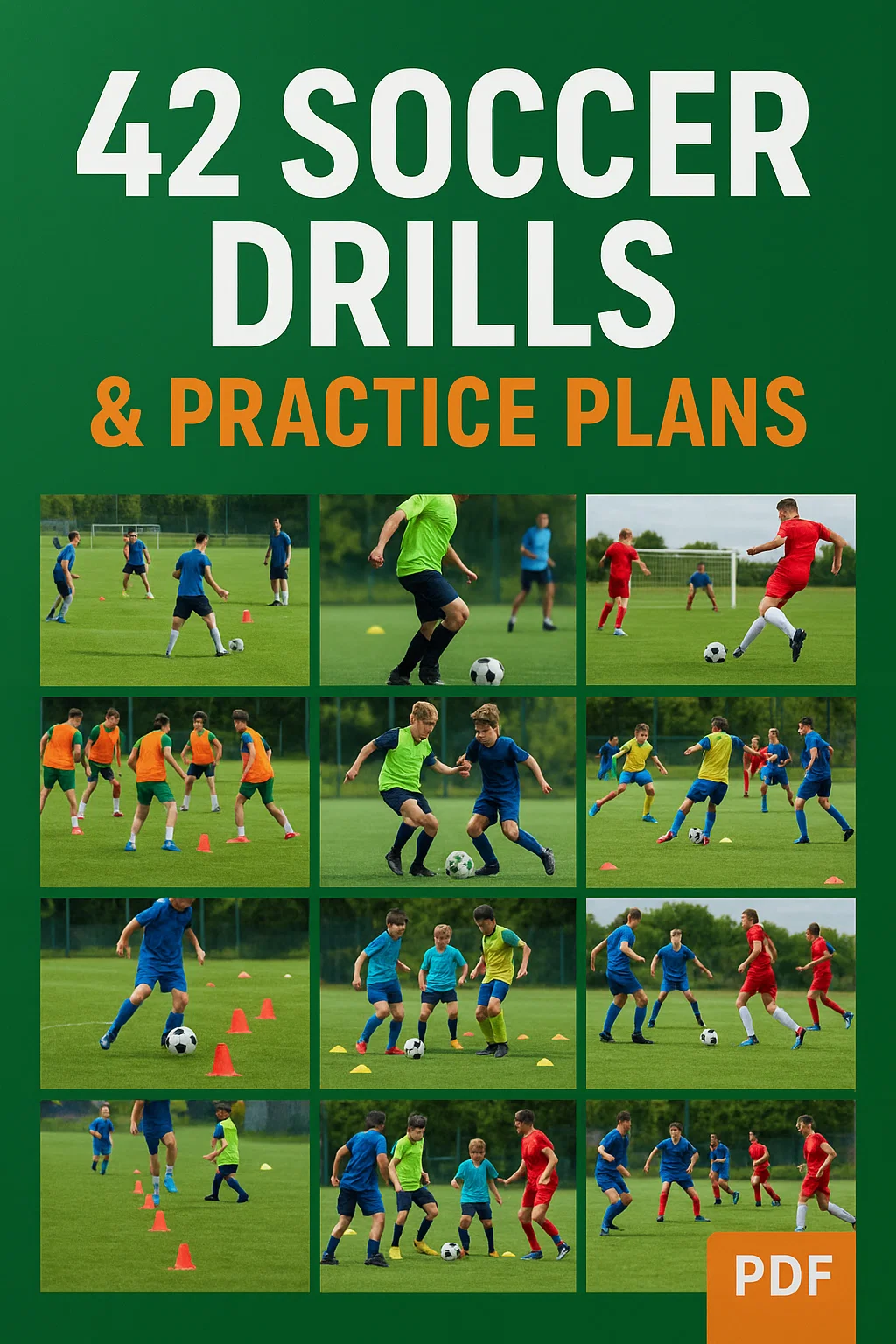 42 Soccer Drills & Practice Plans PDF: The Essential Coaching Framework for Player Development
