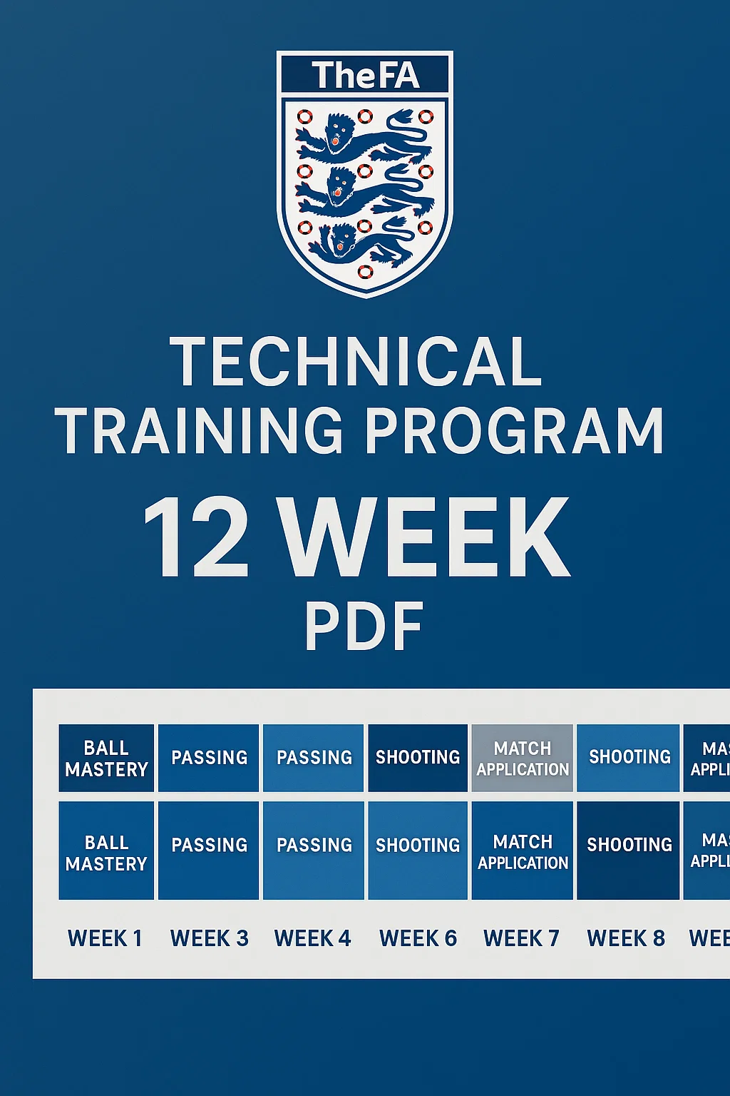 12 Week Technical Training Program PDF: The Complete Football Mastery Blueprint