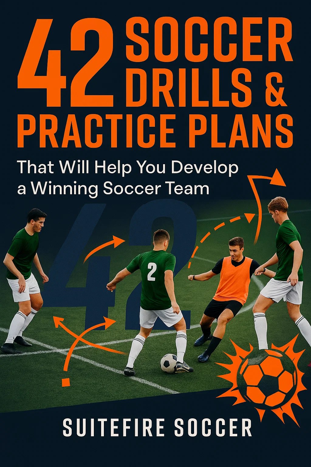 42 Soccer Drills & Practice Plans: Positioning of Players for a Winning Team