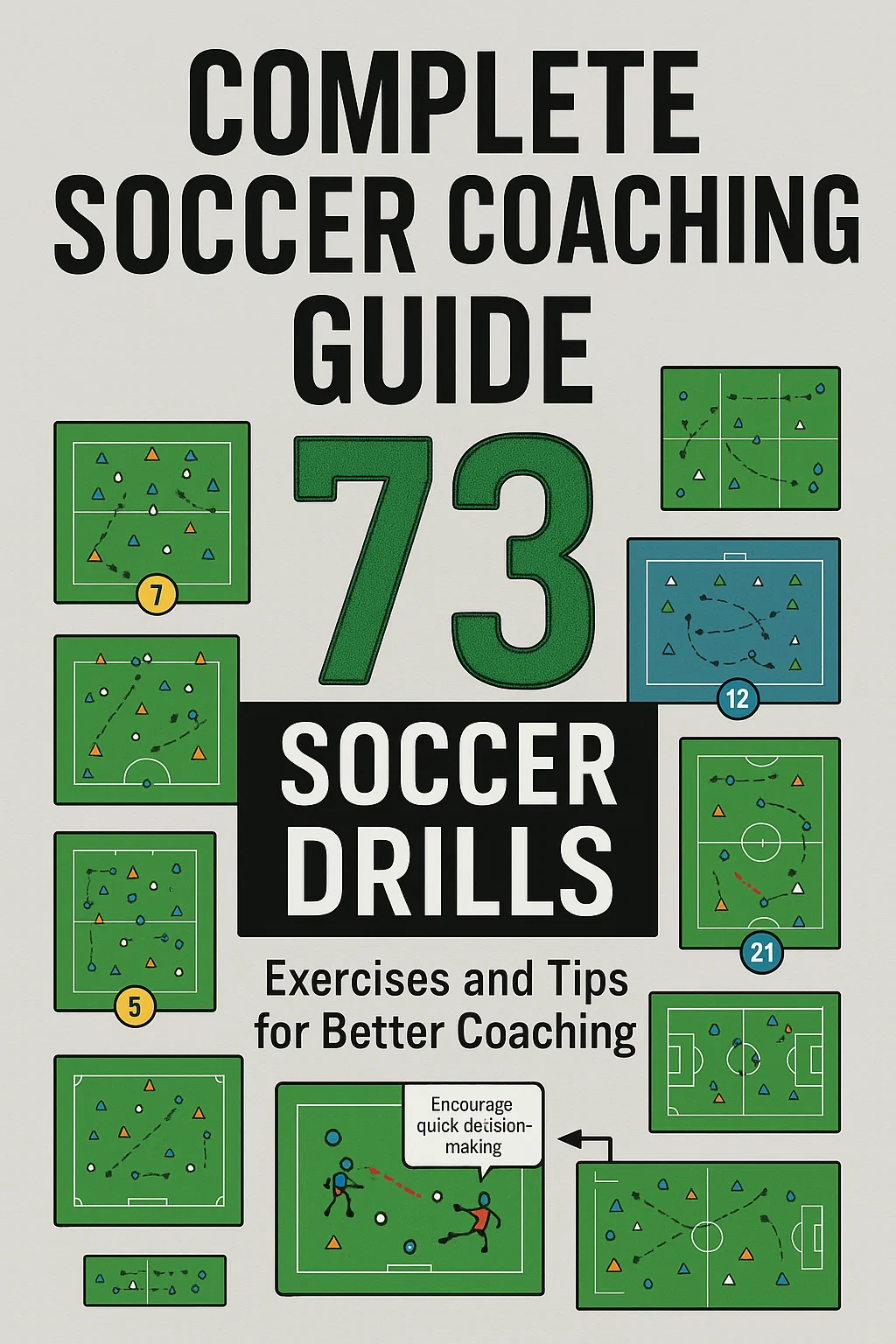 Complete Soccer Coaching Guide: 73 Elite Drills, Exercises & Pro Tips