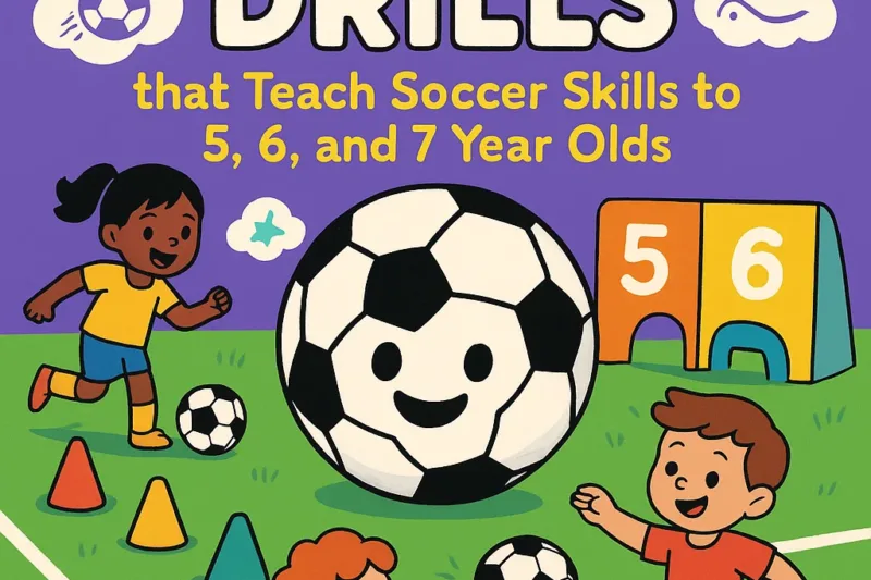 Fun Soccer Drills that Teach Soccer Skills to 5, 6, and 7 year olds PDF