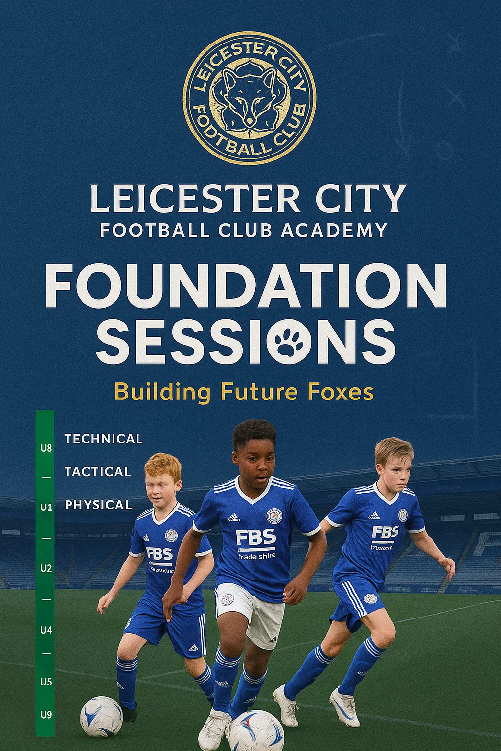 Leicester City Football Club Academy: Foundation Sessions – Building Future Champions