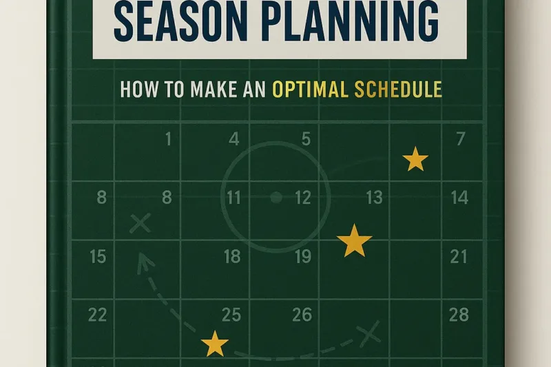 FOOTBALL TEAM SEASON PLANNING PDF : How to make an optimal schedule