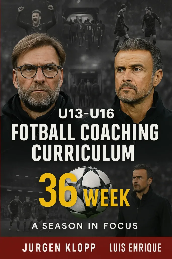 U13-U16 Football Coaching Curriculum (36 Week): Building the Complete Modern Player