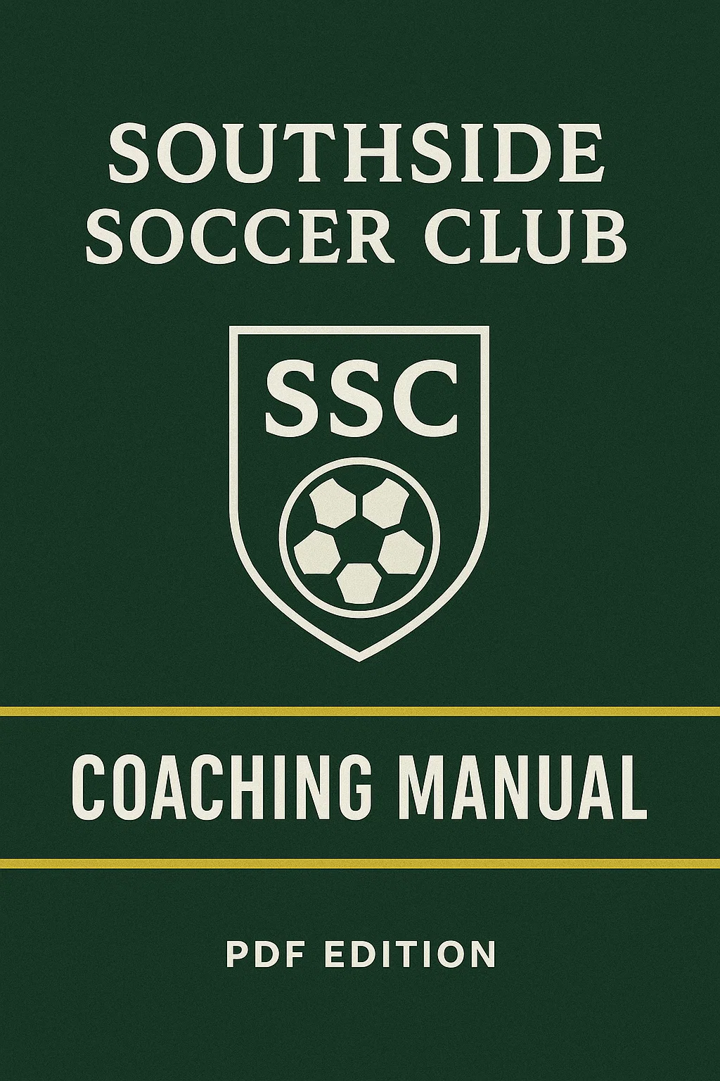 Southside Soccer Club Coaching Manual: Building a Legacy of Player Development and Competitive Excellence