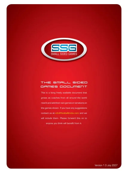 THE SMALL SIDED GAMES DOCUMENT PDF