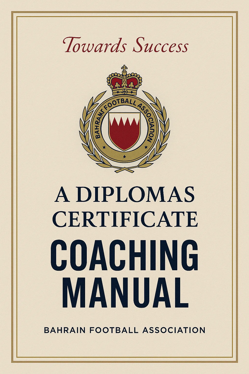 A DIPLOMA CERTIFICATE COACHING MANUAL: The Complete Pathway to Football Coaching Excellence