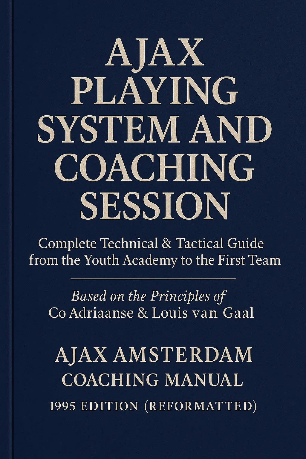 AJAX PLAYING SYSTEM AND COACHING SESSION PDF