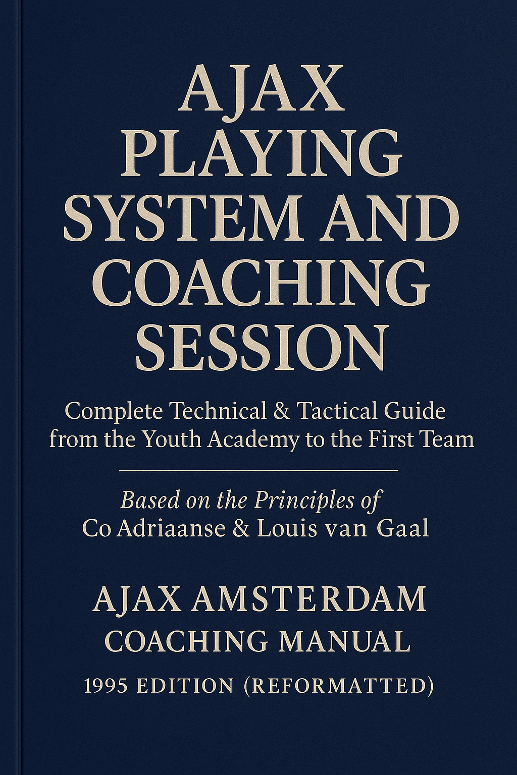 AJAX PLAYING SYSTEM AND COACHING SESSION PDF