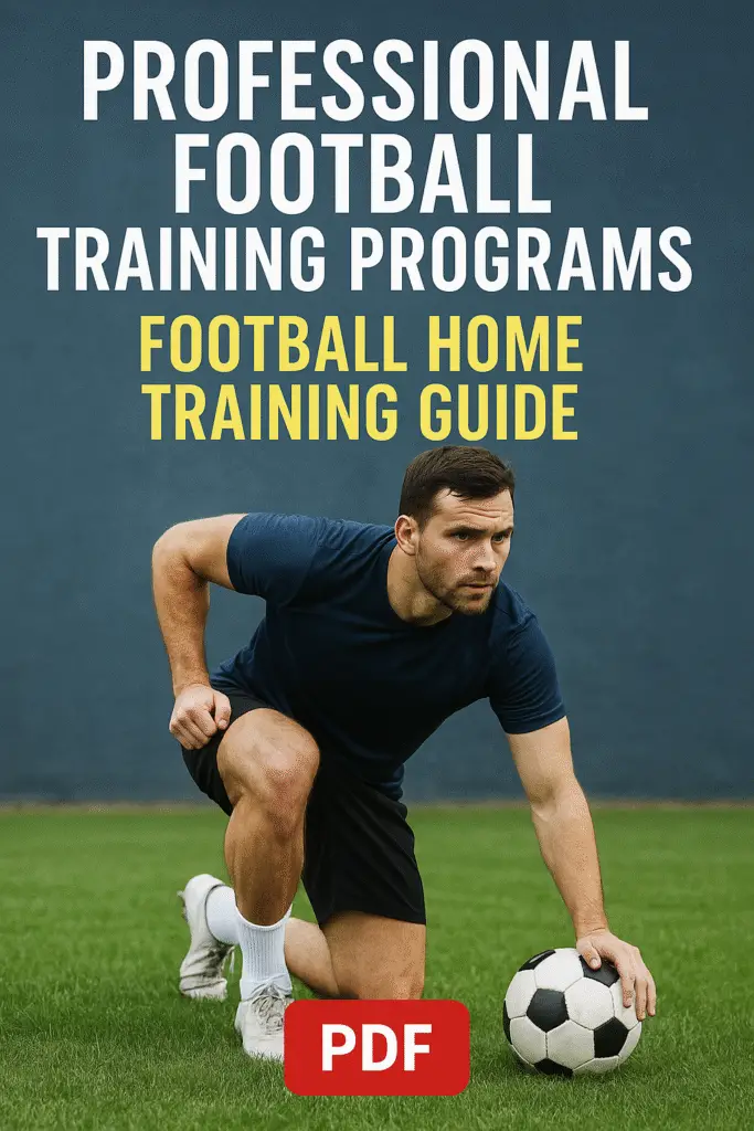 Professional football training programs: Football Home Training Guide PDF