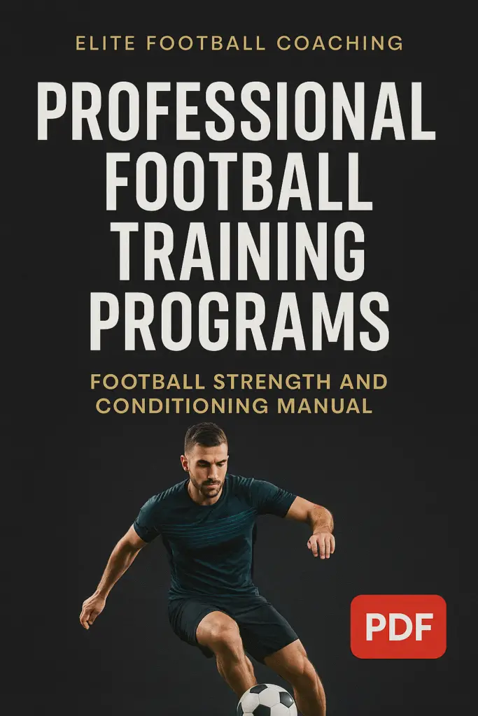 Professional football training programs: Football Strength and Conditioning Manual PDF