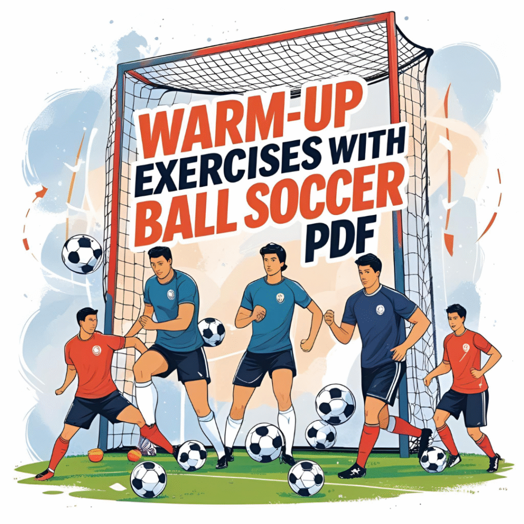 Warm-up exercises with ball