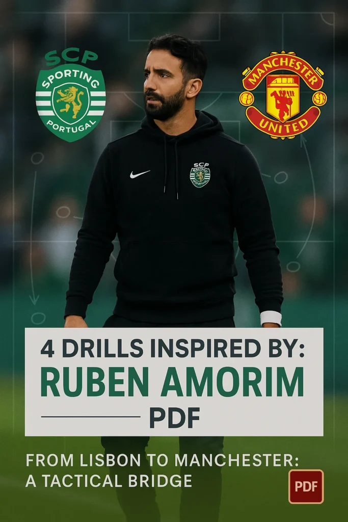 4 Drills Inspired By: Ruben Amorim PDF - Decoding the 3-4-3 of Sporting CP